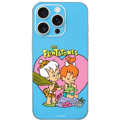 The Flinstones Bamm-Bamm and Pebbles iPhone 16 Pro Skin